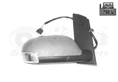Ārējais atpakaļskata spogulis VAN WEZEL 5856818