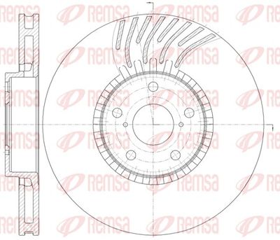 Тормозной диск REMSA 61179.11