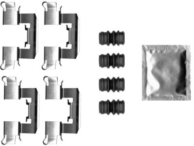 Комплектующие, колодки дискового тормоза HELLA 8DZ 355 206-411