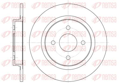 Тормозной диск REMSA 6759.00