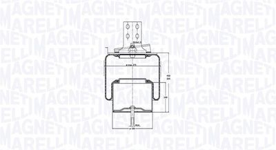 Pneimoatsperes spilvens, Pneimopiekare MAGNETI MARELLI 030607020168