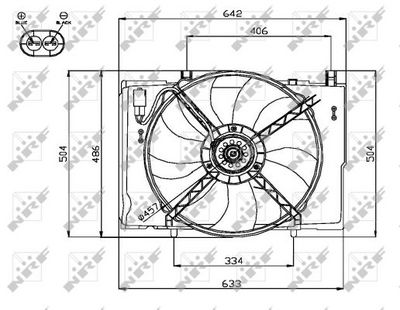 Ventilators, Motora dzesēšanas sistēma NRF 47741