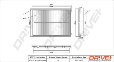 Воздушный фильтр Dr!ve+ DP1110.10.0706