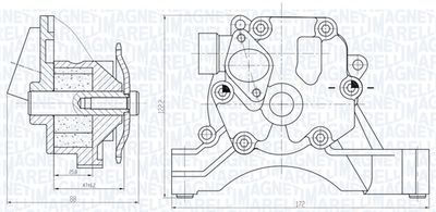 Eļļas sūknis MAGNETI MARELLI 351516000033