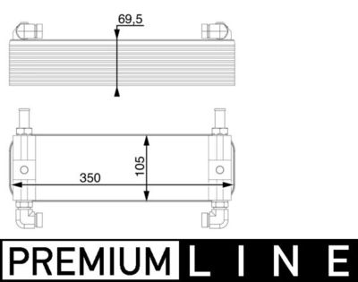 Eļļas radiators, Automātiskā pārnesumkārba MAHLE CLC 15 000P
