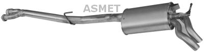 Глушитель выхлопных газов конечный ASMET 01.054
