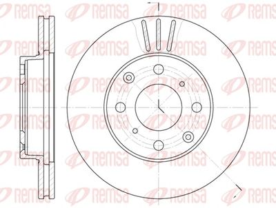 Тормозной диск REMSA 6108.10