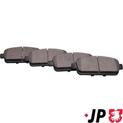 Bremžu uzliku kompl., Disku bremzes JP GROUP 1263701510