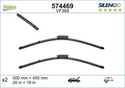 Щетка стеклоочистителя VALEO 574469