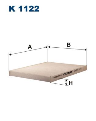 Фильтр, воздух во внутренном пространстве FILTRON K1122