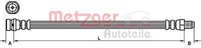 Тормозной шланг METZGER 4110450