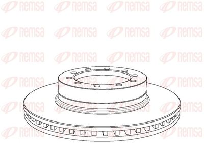 Bremžu diski REMSA NCA1071.20