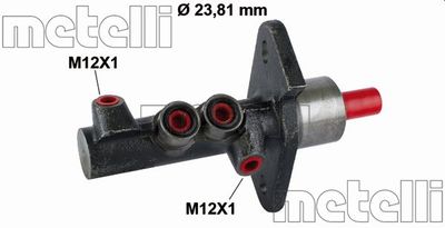 Главный тормозной цилиндр METELLI 05-0860