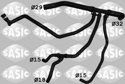 Шланг радиатора SASIC 3404137