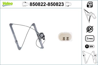 Стеклоподъемник VALEO 850822
