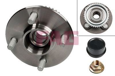 Riteņa rumbas gultņa komplekts Schaeffler FAG 713 6134 50