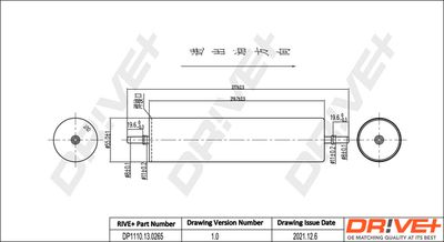 Degvielas filtrs Dr!ve+ DP1110.13.0265