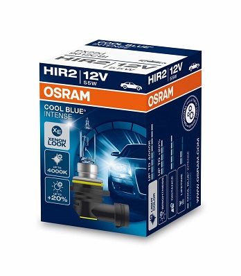 Kvēlspuldze, Tālās gaismas lukturis ams-OSRAM 9012CBI