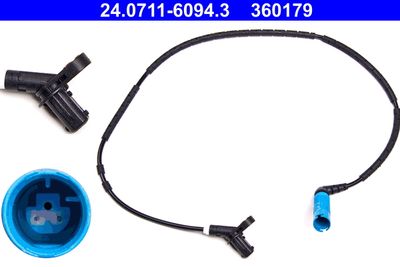 Датчик, частота вращения колеса ATE 24.0711-6094.3