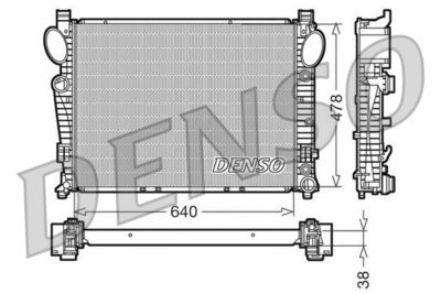Radiators, Motora dzesēšanas sistēma DENSO DRM17094