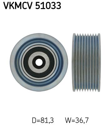 Parazīt-/Vadrullītis, Ķīļrievu siksna SKF VKMCV 51033