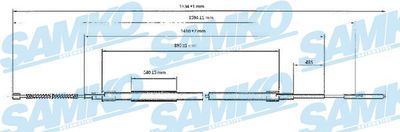 Trose, Stāvbremžu sistēma SAMKO C0955B