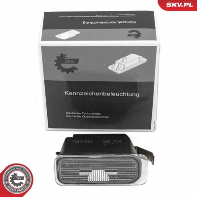 Numurzīmes apgaismojuma lukturis ESEN SKV 72SKV043