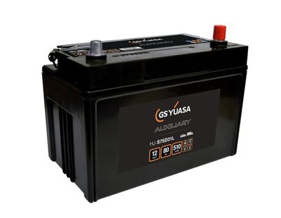 YUASA HJS75D31L Startera akumulatoru baterija