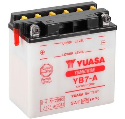 YUASA YB7A Startera akumulatoru baterija
