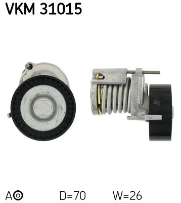 Siksnas spriegotājs, Ķīļsiksna SKF VKM 31015