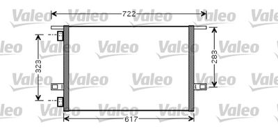 Конденсатор, кондиционер VALEO 818028