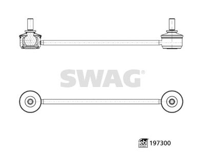 Тяга / стойка, стабилизатор SWAG 33 11 2554