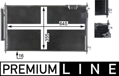 Kondensators, Gaisa kond. sistēma MAHLE AC 826 000P