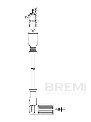 Провод зажигания BREMI 724/40