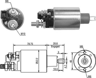 Ievilcējrelejs, Starteris MAGNETI MARELLI 940113050366