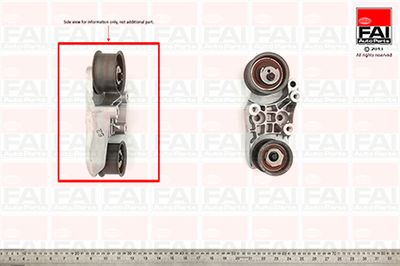 Spriegotājrullītis, Gāzu sadales mehānisma piedziņas siksna FAI AutoParts T9268