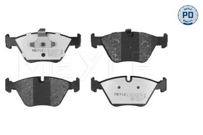 Bremžu uzliku kompl., Disku bremzes MEYLE 025 219 9020/PD