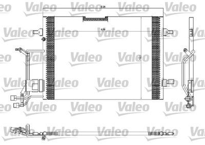 Конденсатор, кондиционер VALEO 816967
