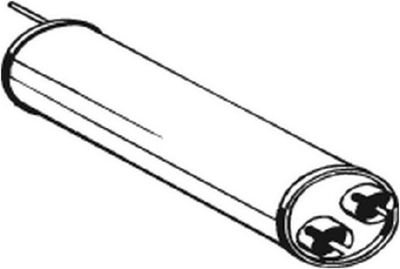 Vidējais izpl. gāzu trokšņa slāpētājs BOSAL 135-493