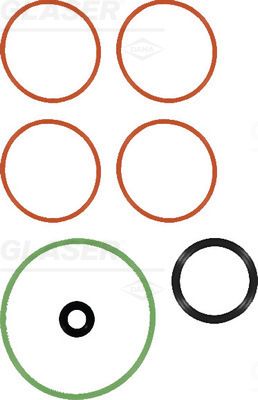 Комплект прокладок, впускной коллектор GLASER M36901-00