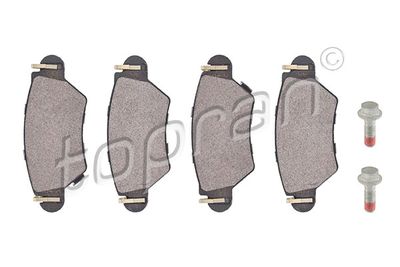 Комплект тормозных колодок, дисковый тормоз TOPRAN 205 946