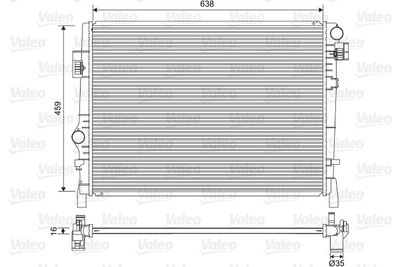 Radiators, Motora dzesēšanas sistēma VALEO 701553