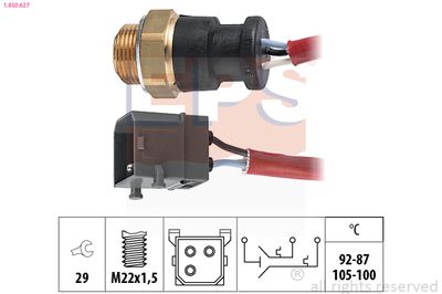 Termoslēdzis, Radiatora ventilators EPS 1.850.627