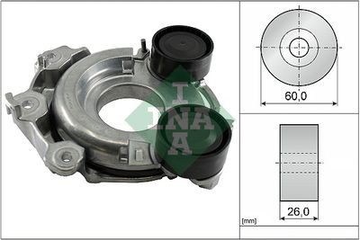 Натяжитель ремня, клиновой зубча Schaeffler INA 534 0712 10