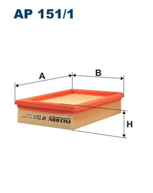 Воздушный фильтр FILTRON AP 151/1