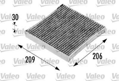 Filtrs, Salona telpas gaiss VALEO 698715