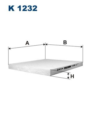 Фильтр, воздух во внутренном пространстве FILTRON K 1232