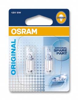 Kvēlspuldze, Salona telpas apgaismojums ams-OSRAM 64111-02B