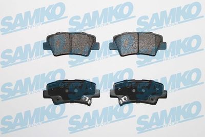 Комплект тормозных колодок, дисковый тормоз SAMKO 5SP1558