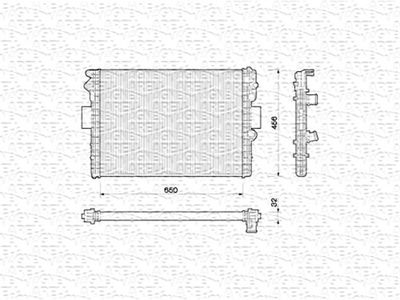 Radiators, Motora dzesēšanas sistēma MAGNETI MARELLI 350213170000